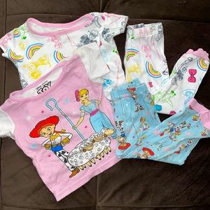 Girls Toy Story PJ Set